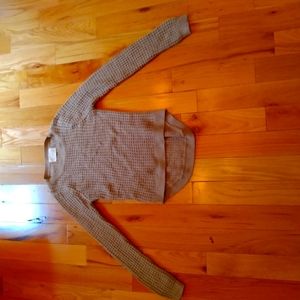 Tan Crochet (Holey sweater)